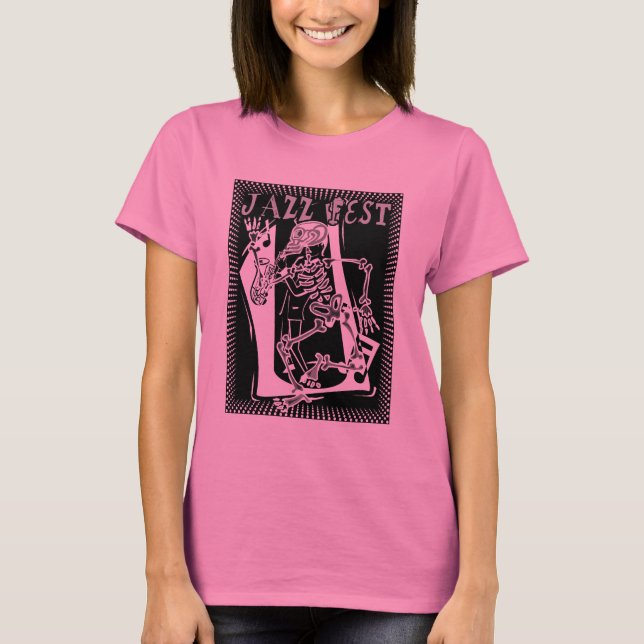 Jazz Fest Skelton T-Shirt (Front)
