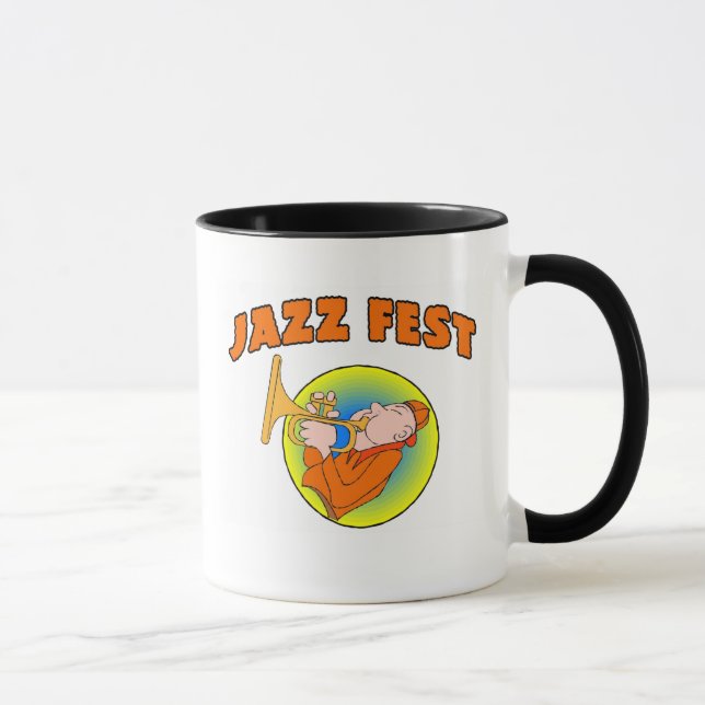 Jazz Fest Trumpet Mug (Right)