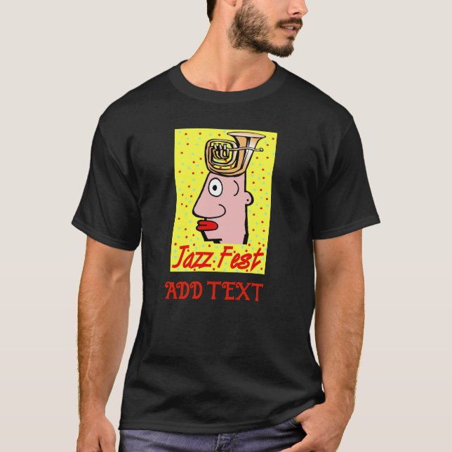 Jazz Fest Tuba Head T-Shirt (Front)