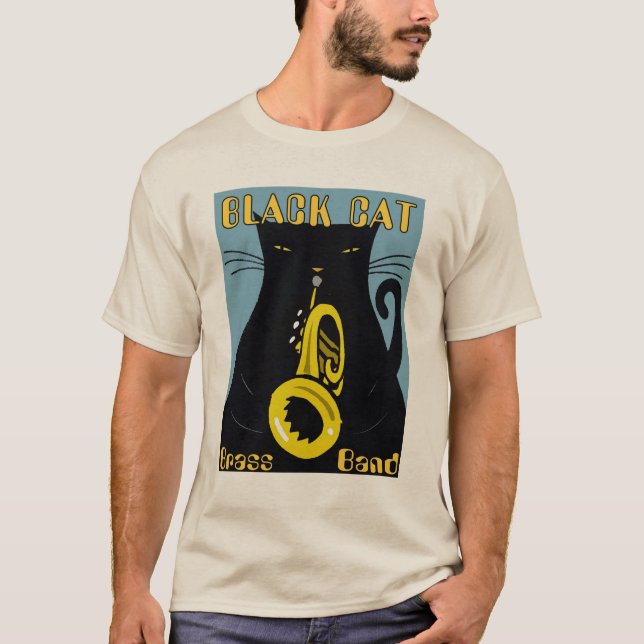 Jazz Festival, Black Cats, Brass Band T-Shirt (Front)