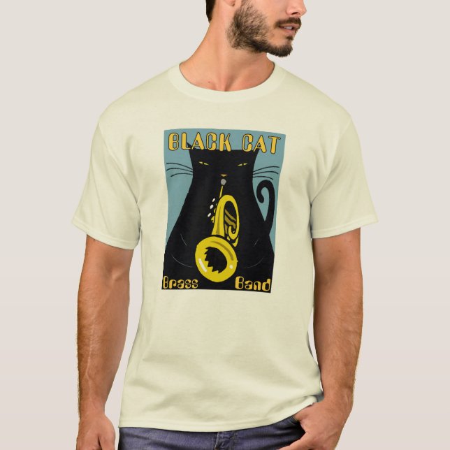 Jazz Festival, Black Cats T-Shirt (Front)