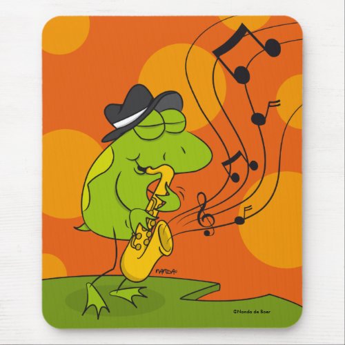 Jazz Frog mousepad