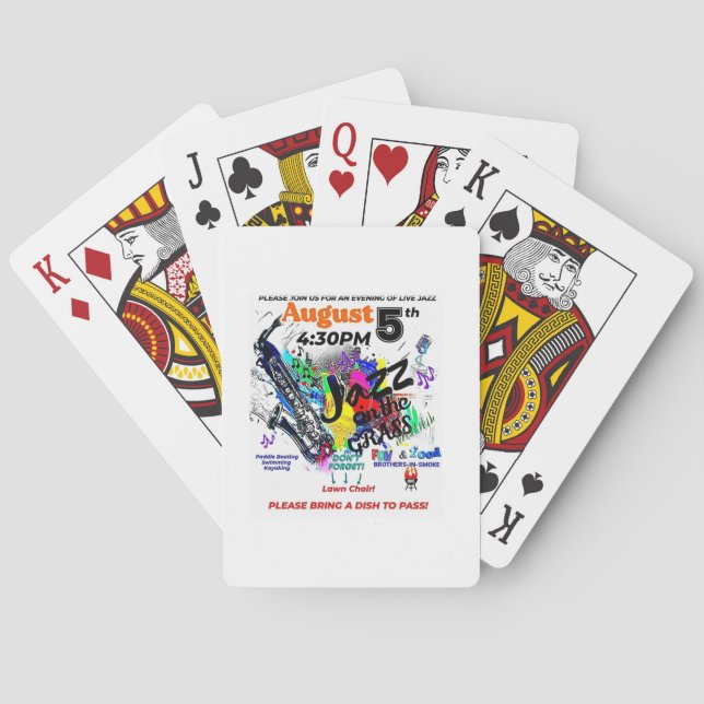 Jazz/Grazz  Poker Cards (Back)