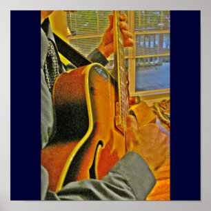 Jazz Guitar Poster