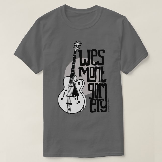 Jazz Guitar Wes Montgomery Music Lover 1  T-Shirt (Design Front)
