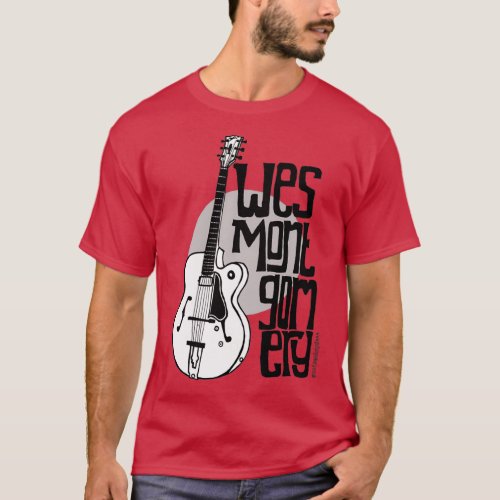 Jazz Guitar Wes Montgomery Music Lover  T_Shirt