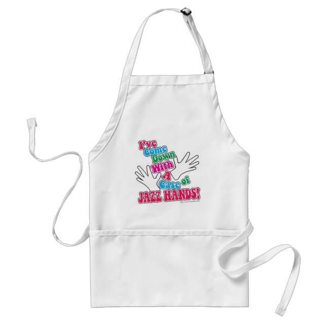 Jazz Hands! Adult Apron (Front)