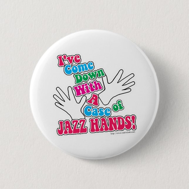 Jazz Hands! Button (Front)