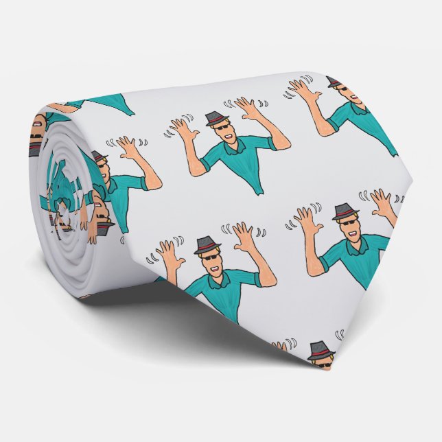 Jazz Hands Neck Tie (Rolled)