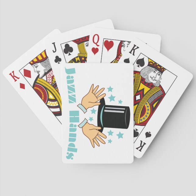 Jazz Hands Poker Cards (Back)