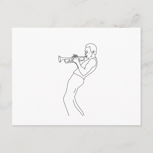 Jazz  holiday postcard (Front)