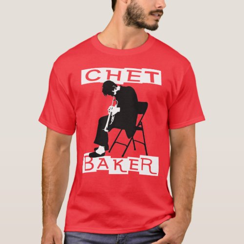 Jazz Icon and Trumpeter Chet Baker on Unisex Shirt