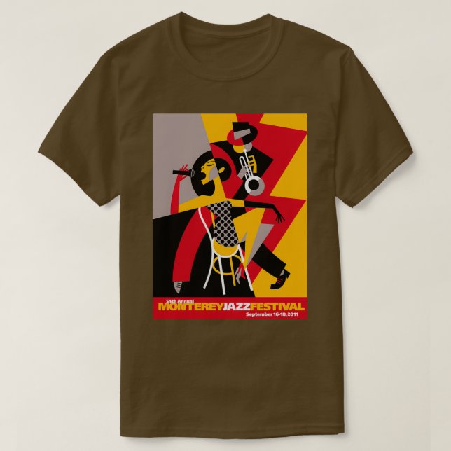 Jazz in Monterey T-Shirt (Design Front)
