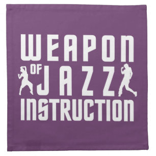 Jazz Instruction custom color cloth napkins
