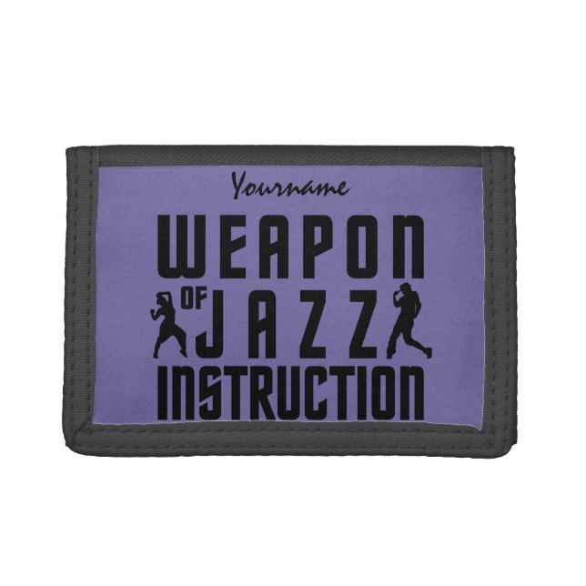 Jazz Instruction custom wallets (Front)