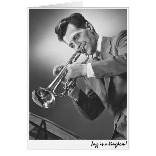 "Jazz is a kingdom." Cards (Front)