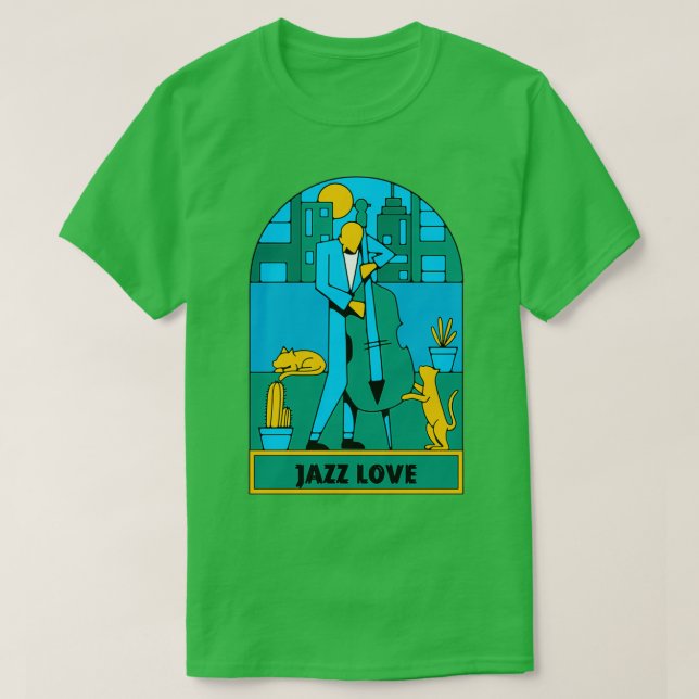 Jazz is my religion T-Shirt (Design Front)