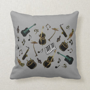 Jazz it Up Throw Pillow