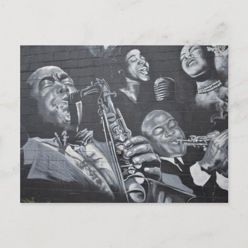 Jazz Legends Detroit MI Postcard