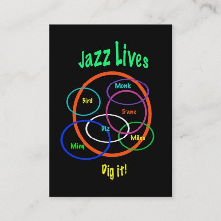Jazz Lives Atc Business Card