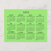 Jazz Lives with 2023 Calendar on Back Postcard (Back)