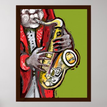 **jazz Master** Poster by Alejandro at Zazzle