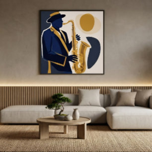 Jazz Melody Canvas Print