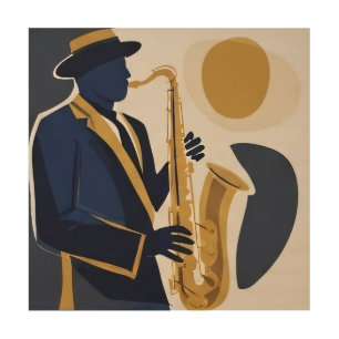 Jazz Melody Wood Wall Art
