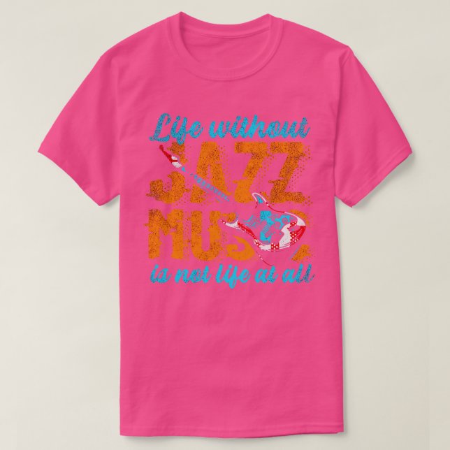 Jazz Music 10 T-Shirt (Design Front)