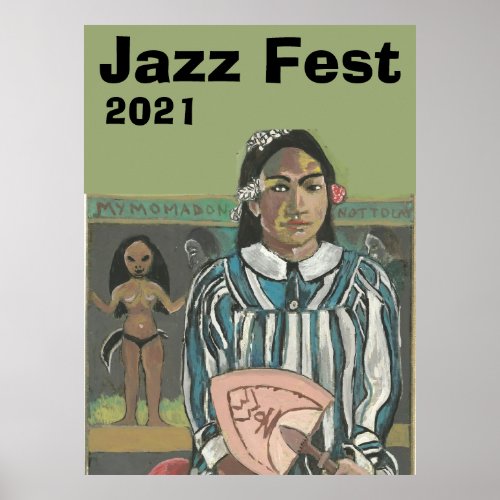 jazz Music after Gauguin Poster