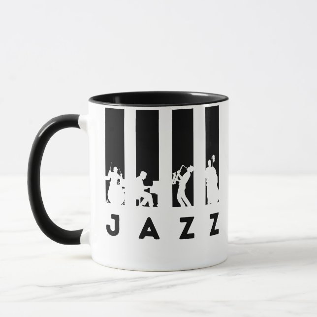 Jazz Music instruments Mug (Left)