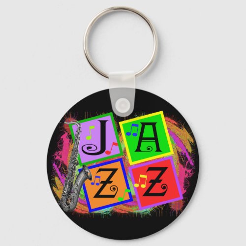 Jazz Music Lovers Gifts Keychain