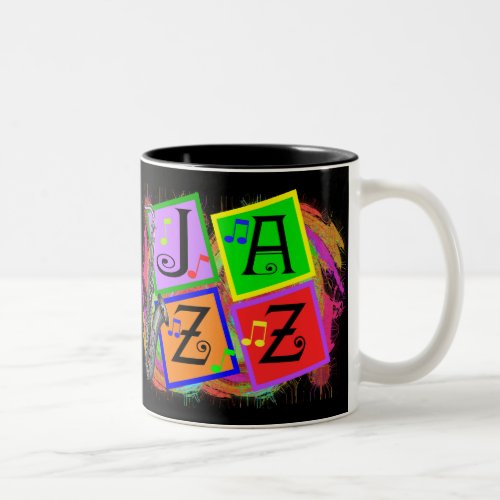 Jazz Music Lovers Gifts Two_Tone Coffee Mug