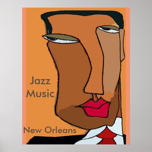 Jazz Music New Orleans 2017 change text Poster