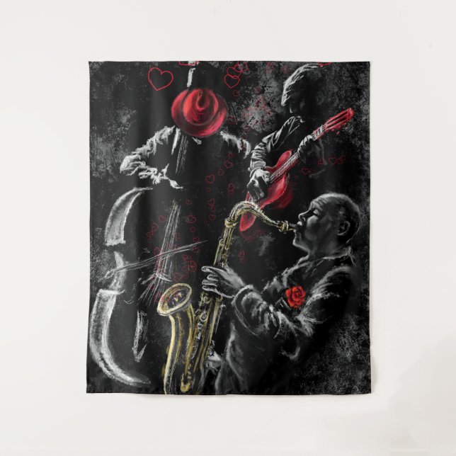 Jazz Music Tapestry (Front)