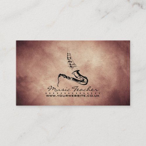 Jazz MusicianMusic Teacher Business Card v2