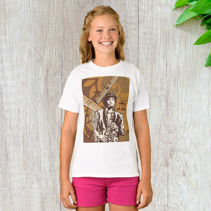 Jazz Musician with Saxophone T-Shirt