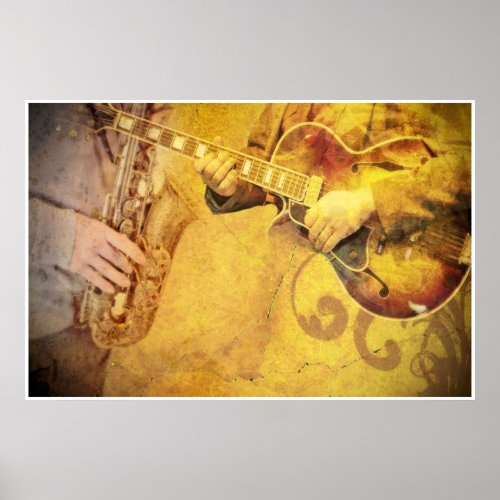 Jazz Musicians Art Poster