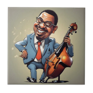 jazz musicians ceramic tile