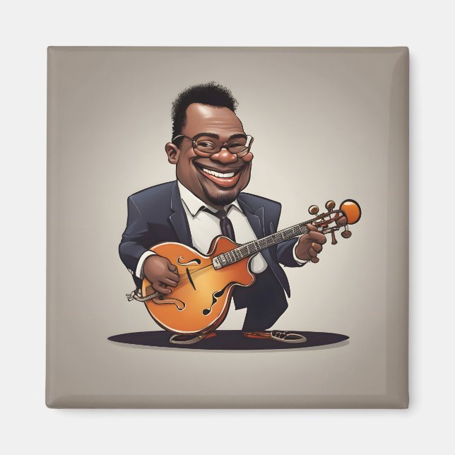 jazz musicians magnet (Front)