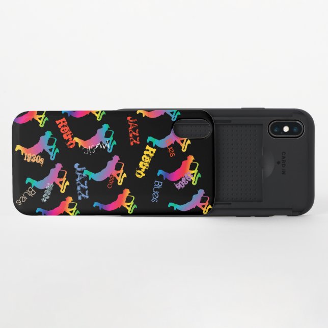 Jazz Musicians Retro Blues Music POP ART Uncommon iPhone Case (Open)