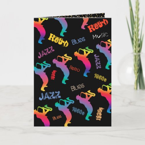Jazz Musicians Retro Music Blues Party Electric Invitation