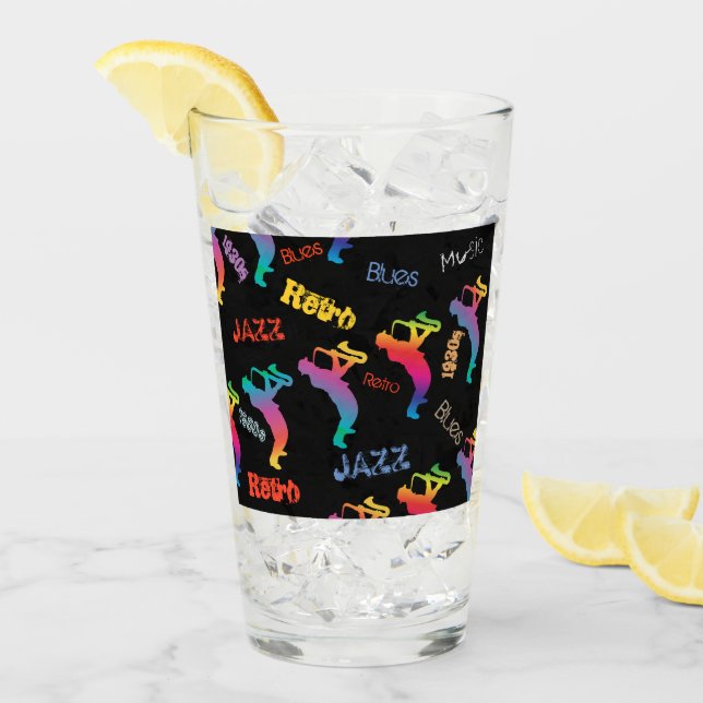 Jazz Musicians Retro Music POP ART Glass (Front Ice)