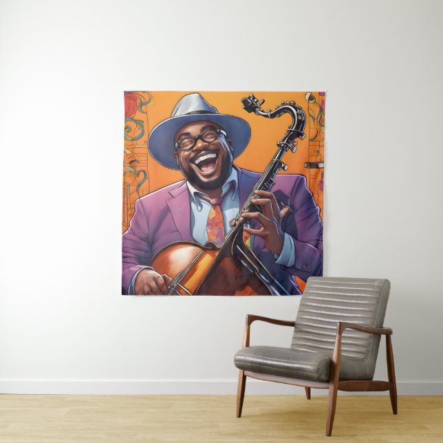 jazz musicians tapestry (In Situ)