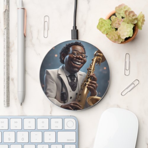 jazz musicians wireless charger 
