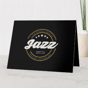 Jazz New Orleans Louisiana Jazz Music Player Class Card