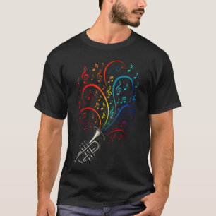 Jazz Notes Explosion - Saxophone Music T-Shirt