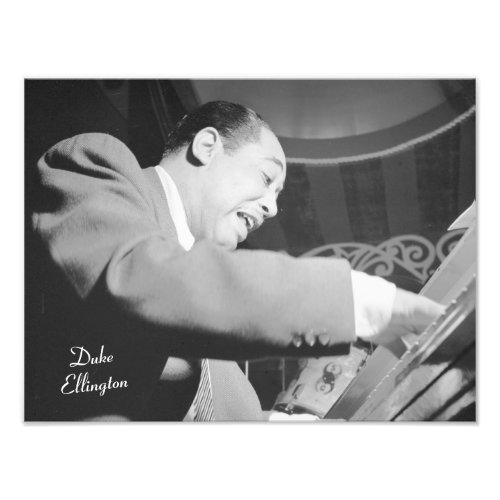 Jazz Pianist Duke Ellington Photo Print