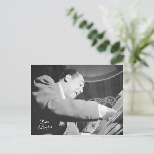 Jazz Pianist Duke Ellington Postcard