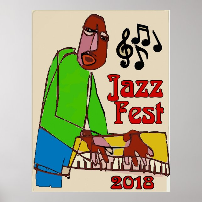 Jazz Piano 2018 Poster (Front)